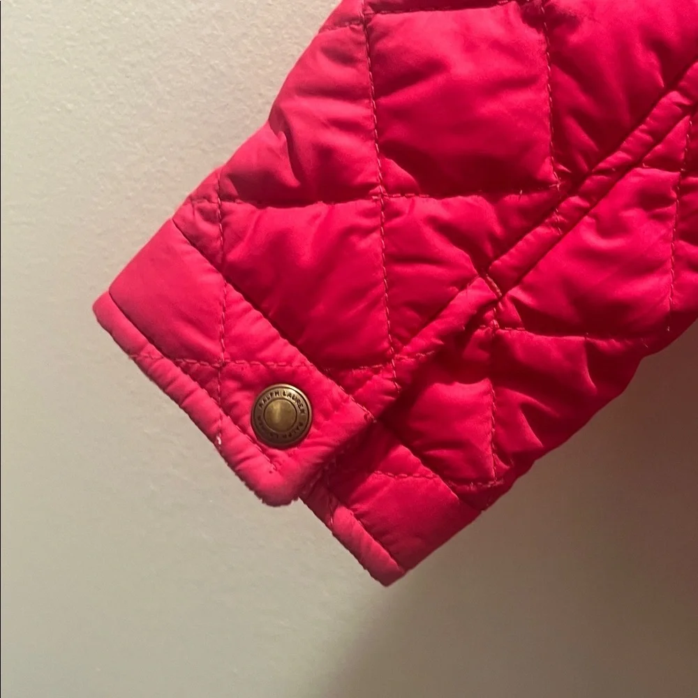 Ralph Lauren Kids Quilted Pink Jacket